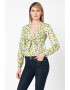 GUESS JEANS Bluza scurta cu volan peplum - Pled.ro