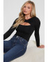 GUESS JEANS Bluza slim fit cu detaliu rasucit - Pled.ro