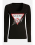 GUESS JEANS Bluza slim fit cu logo si strasuri - Pled.ro