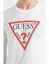 GUESS JEANS Bluza slim fit de bumbac cu imprimeu logo - Pled.ro