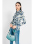 GUESS JEANS Camasa cu imprimeu si design drapat - Pled.ro