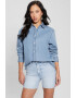 GUESS Camasa din denim cu maneci cazute - Pled.ro