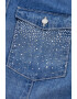 GUESS Camasa din denim cu strasuri - Pled.ro