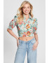 GUESS Camasa crop cu model floral - Pled.ro