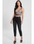 GUESS JEANS Top-corseta de plasa cu animal print - Pled.ro