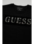 GUESS JEANS Tricou cu decolteu la baza gatului si imprimeu logo - Pled.ro