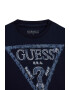 GUESS JEANS Tricou din bumbac cu decolteu la baza gatului si model logo - Pled.ro