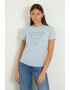 GUESS Tricou din bumbac cu strasuri - Pled.ro