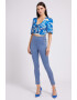 GUESS JEANS Pantaloni skinny din amestec de lyocell cu nasturi decorativi - Pled.ro