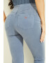 GUESS JEANS Pantaloni skinny din amestec de lyocell cu nasturi decorativi - Pled.ro