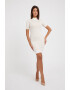 GUESS Rochie bodycon cu imprimeu logo Lise - Pled.ro