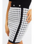 GUESS JEANS Rochie combi cu model houndstooth - Pled.ro