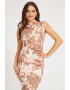 GUESS JEANS Rochie cu croiala bodycon si imprimeu floral - Pled.ro