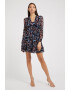 GUESS JEANS Rochie evazata cu imprimeu floral - Pled.ro