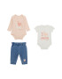 GUESS Set de doua body-uri si pantaloni - Pled.ro