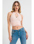 GUESS Top crop cu decupaj - Pled.ro