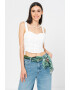 GUESS JEANS Top cu broderie anglaise - Pled.ro