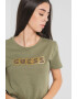 GUESS Tricou cu decolteu la baza gatului cu logo - Pled.ro