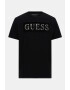 GUESS JEANS Tricou cu decolteu la baza gatului si imprimeu logo - Pled.ro