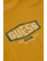 GUESS JEANS Tricou cu decolteu la baza gatului si imprimeu logo - Pled.ro