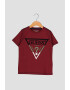 GUESS KIDS Tricou cu decolteu rotund si logo - Pled.ro