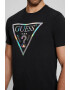 GUESS JEANS Tricou cu imprimeu logo holografic - Pled.ro