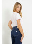 GUESS JEANS Tricou cu logo si strasuri - Pled.ro