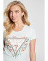 GUESS Tricou de bumbac cu imprimeu floral si logo - Pled.ro