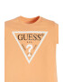 GUESS JEANS Tricou de bumbac organic cu imprimeu logo - Pled.ro