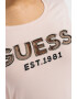 GUESS Tricou slim fit cu aplicatie logo din strasuri - Pled.ro