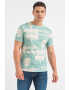 GUESS JEANS Tricou slim fit cu imprimeu tropical - Pled.ro