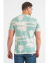 GUESS JEANS Tricou slim fit cu imprimeu tropical - Pled.ro