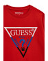 GUESS KIDS Bluza cu logo brodat si decolteu la baza gatului - Pled.ro