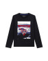 GUESS KIDS Bluza de bumbac cu imprimeu grafic si logo brodat - Pled.ro