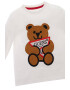 GUESS KIDS GUESS Bluza cu decolteu la baza gatului si logo brodat - Pled.ro