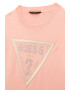 GUESS KIDS Rochie cu maneci scurte si decorat cu strasuri - Pled.ro