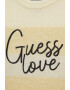 GUESS KIDS GUESS Rochie-pulover din amestec de lana cu terminatii elastice cu striatii - Pled.ro