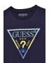 GUESS KIDS GUESS Tricou cu logo brodat si decolteu la baza gatului - Pled.ro