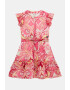 GUESS KIDS Rochie cu imprimeu si volane - Pled.ro