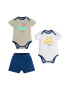 GUESS KIDS Set de body-uri cu imprimeu si pantaloni scurti - 3 piese - Pled.ro