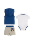 GUESS KIDS Set de hanorac body si pantaloni scurti - 3 piese - Pled.ro