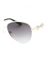 GUESS Ochelari de soare aviator cu lentile in degrade - Pled.ro