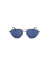 GUESS Ochelari de soare aviator cu rama metalica - Pled.ro