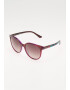 Guess Ochelari de soare Bordeaux cu brate multicolore - Pled.ro