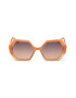 GUESS Ochelari de soare hexagonali cu lentile in degrade - Pled.ro