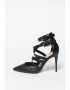 Guess Pantofi de piele cu varf ascutit si barete multiple - Pled.ro