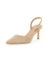 GUESS Pantofi slingback cu varf ascutit si strasuri - Pled.ro