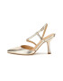 GUESS Pantofi slingback de piele cu aspect metalizat - Pled.ro