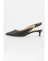 GUESS Pantofi slingback de piele cu toc inalt - Pled.ro