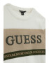 GUESS KIDS GUESS Pulover cu logo brodat si decolteu la baza gatului - Pled.ro